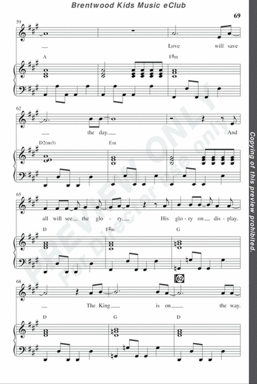 David's Dynasty - CD Preview Pak Choir scores gallery preview page 72