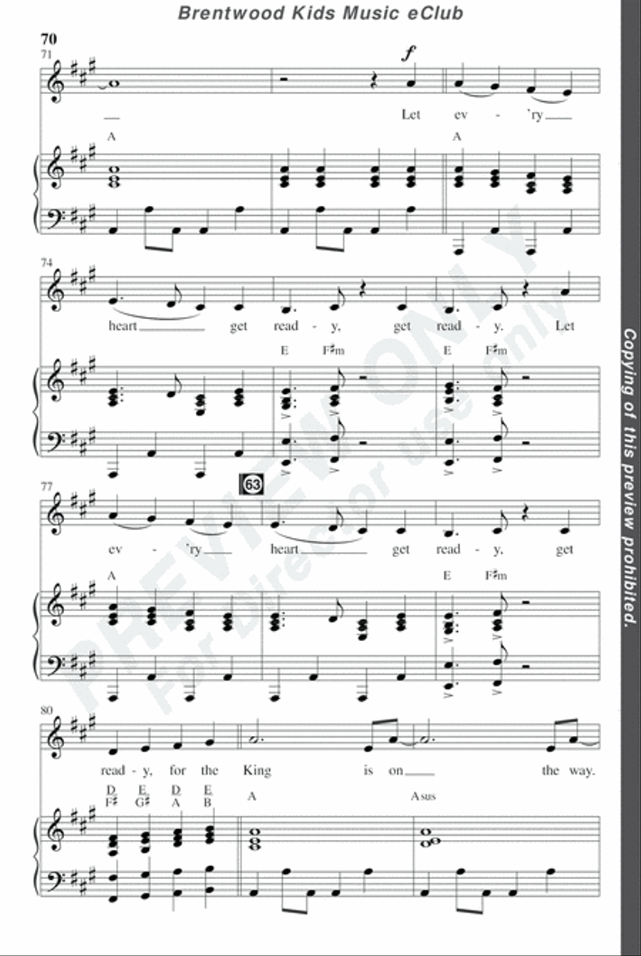 David's Dynasty - CD Preview Pak Choir scores gallery preview page 73