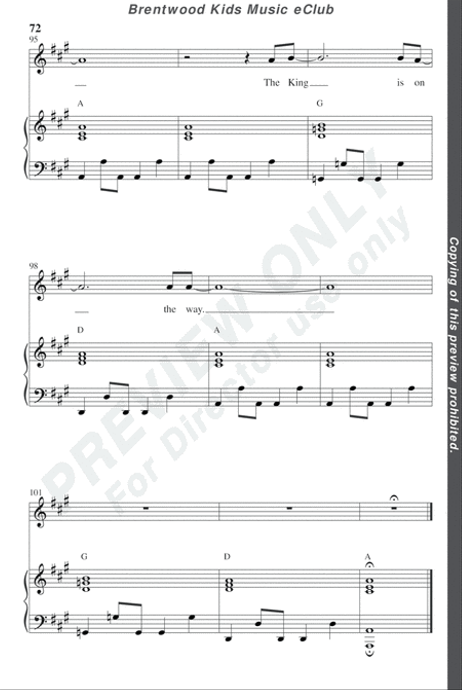 David's Dynasty - CD Preview Pak Choir scores gallery preview page 75