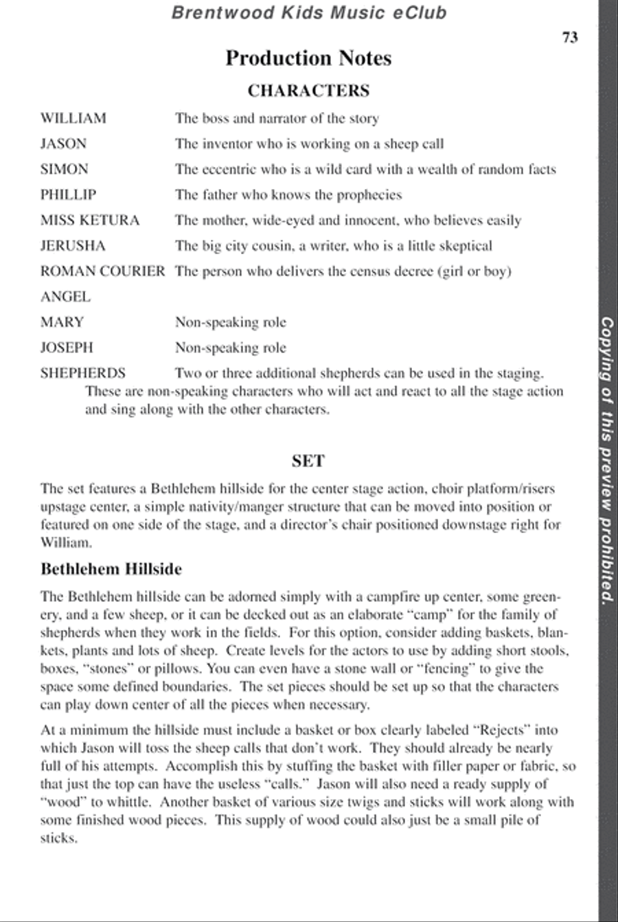David's Dynasty - CD Preview Pak Choir scores gallery preview page 76