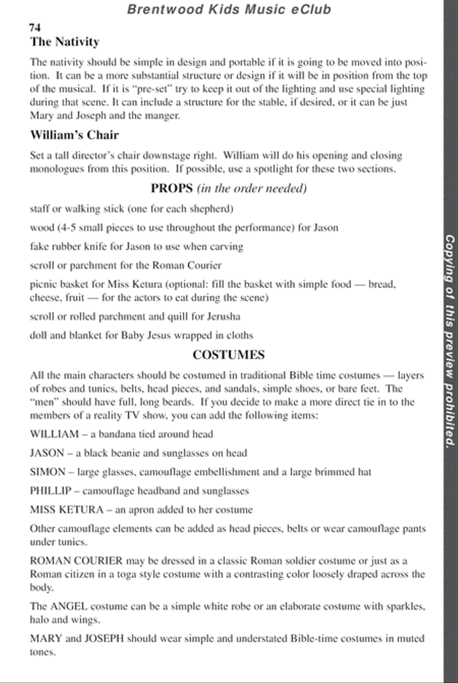 David's Dynasty - CD Preview Pak Choir scores gallery preview page 77