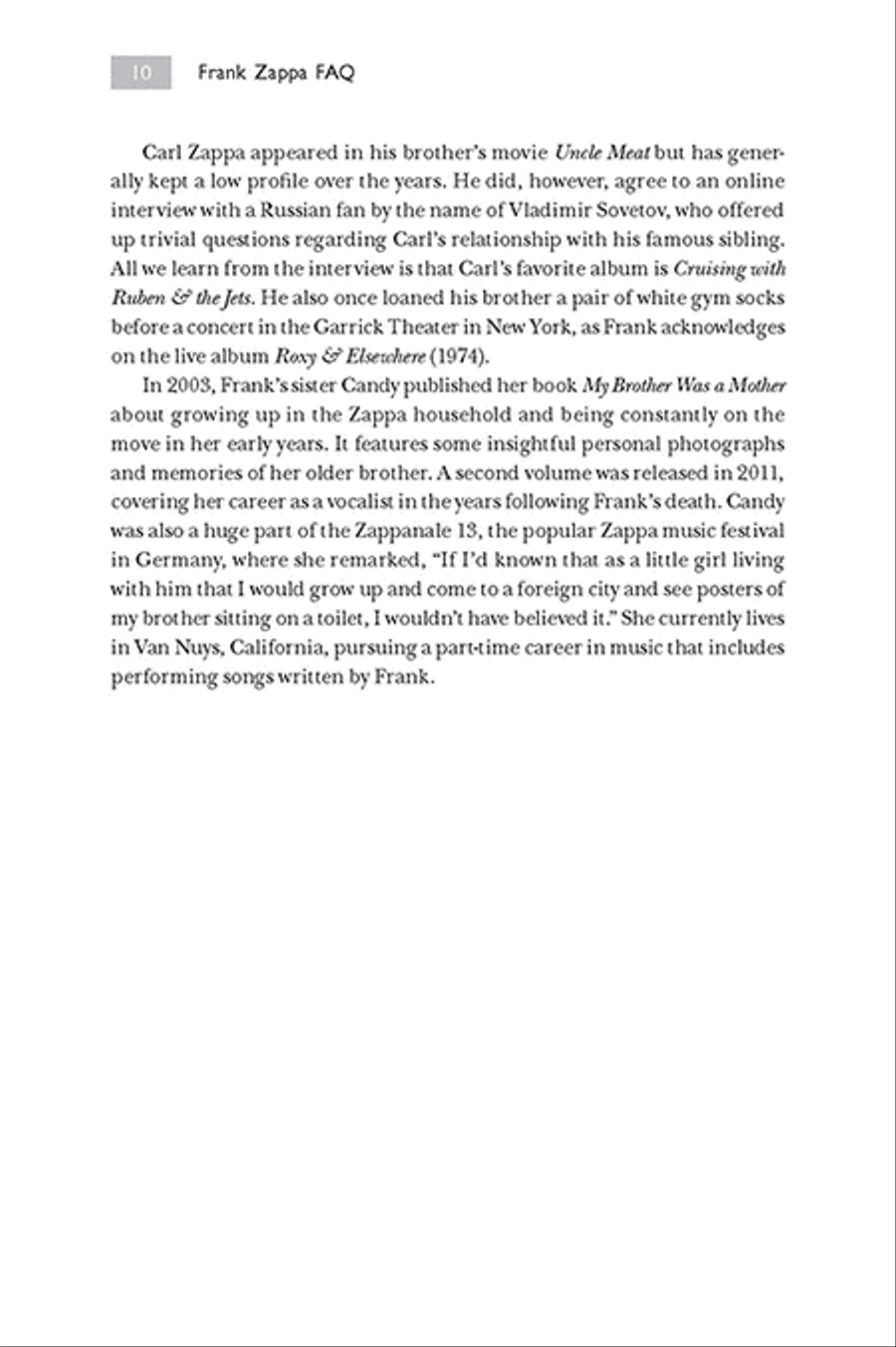 Frank Zappa FAQ Frank Zappa FAQ Collection / Songbook scores gallery preview page 15