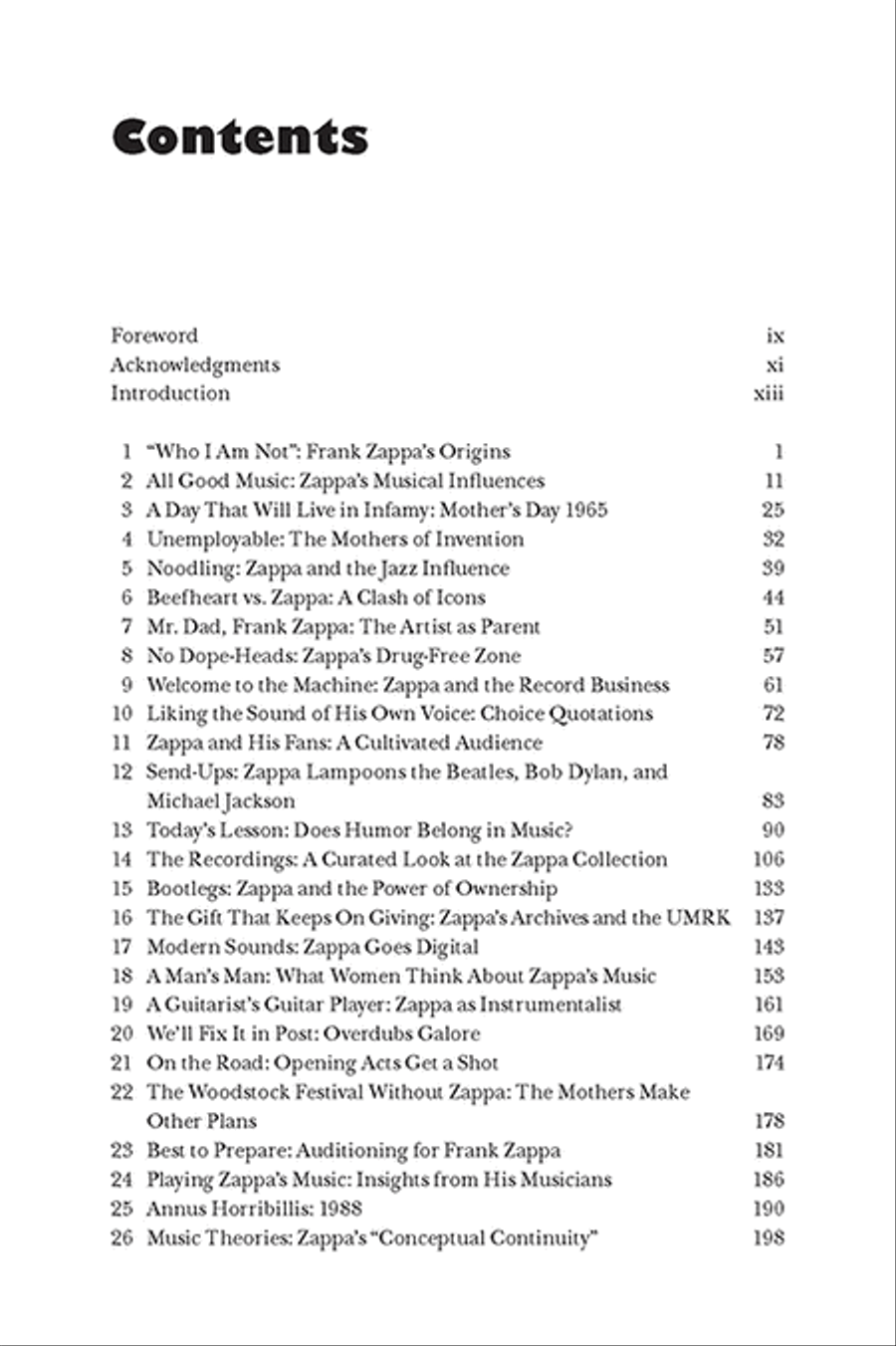 Frank Zappa FAQ Frank Zappa FAQ Collection / Songbook scores gallery preview page 2