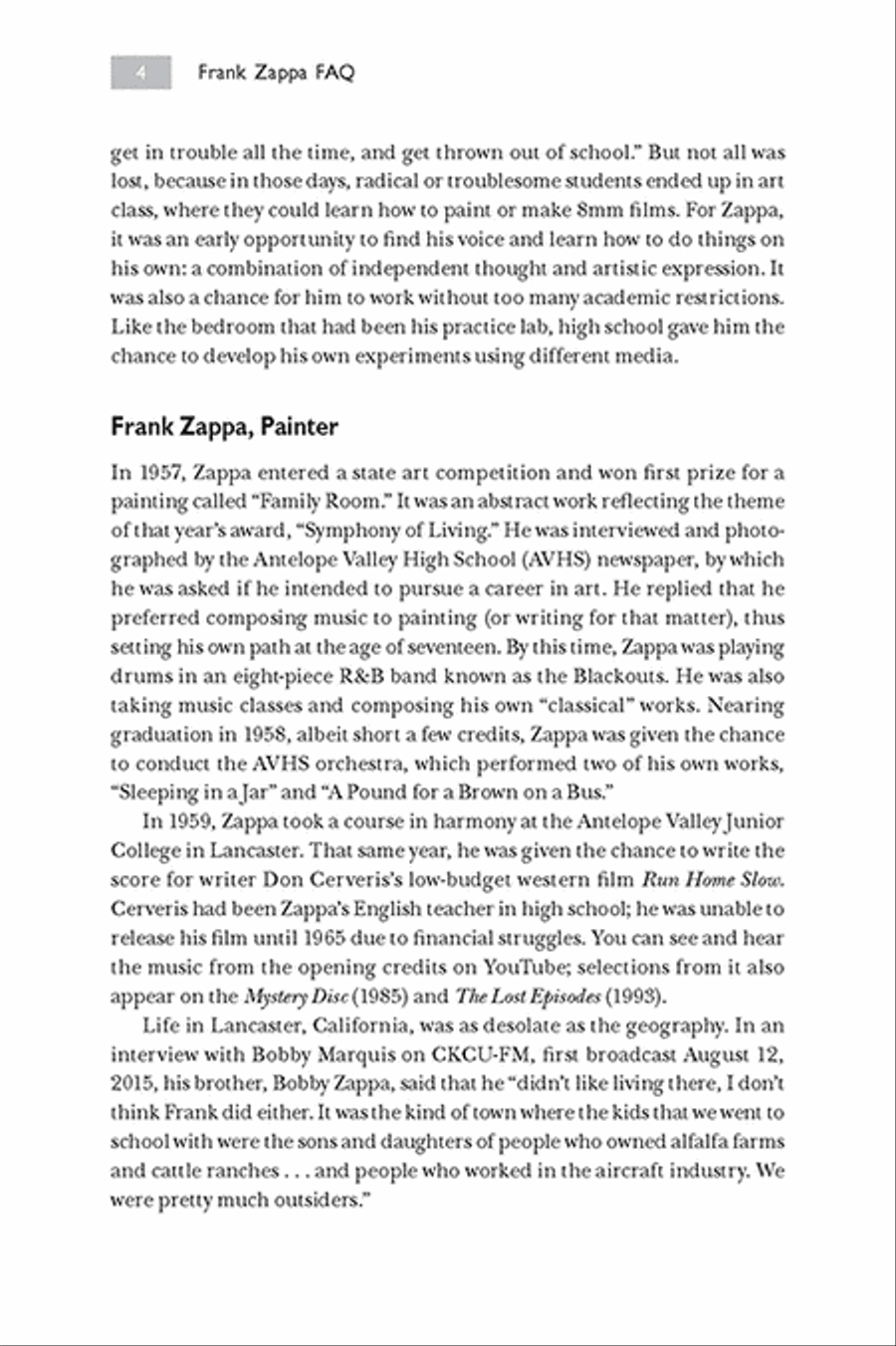 Frank Zappa FAQ Frank Zappa FAQ Collection / Songbook scores gallery preview page 9