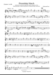Friendship March (Clarinet 1 Part)