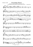 Friendship March (Clarinet 2 Part)