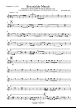 Friendship March (Trumpet 1 Part)