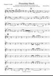 Friendship March (Trumpet 2 Part)