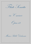 Flute Sonata in C minor Opus 13
