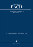 Passion according to St. Matthew (Passions-Musik nach dem Evangelisten Matthaus)