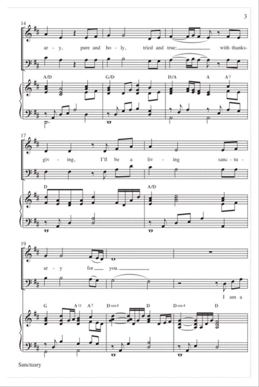Sanctuary Sanctuary Choir scores gallery preview page 4