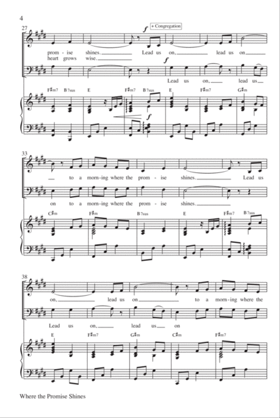 Where the Promise Shines Where the Promise Shines 2-Part scores gallery preview page 5