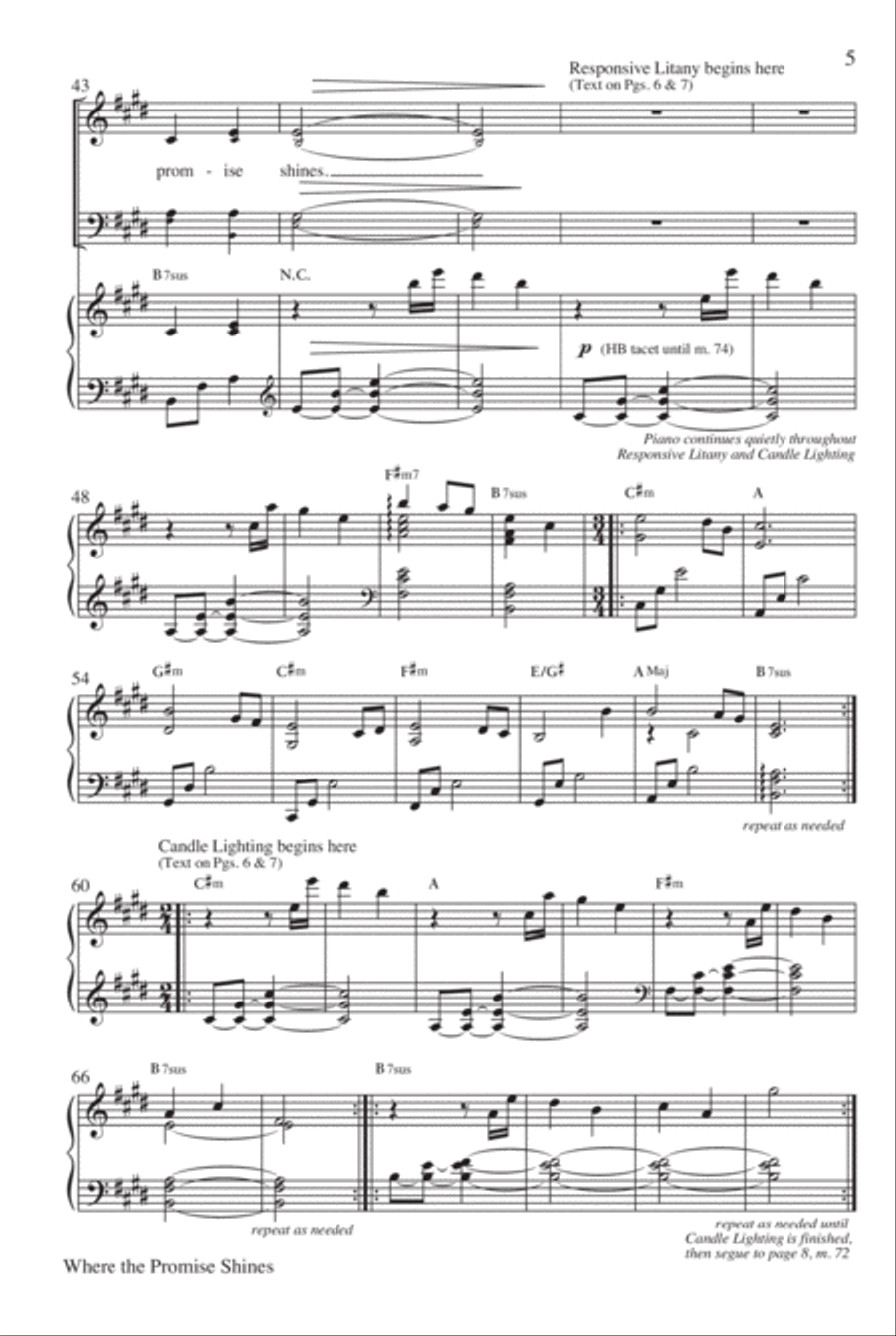 Where the Promise Shines Where the Promise Shines 2-Part scores gallery preview page 6
