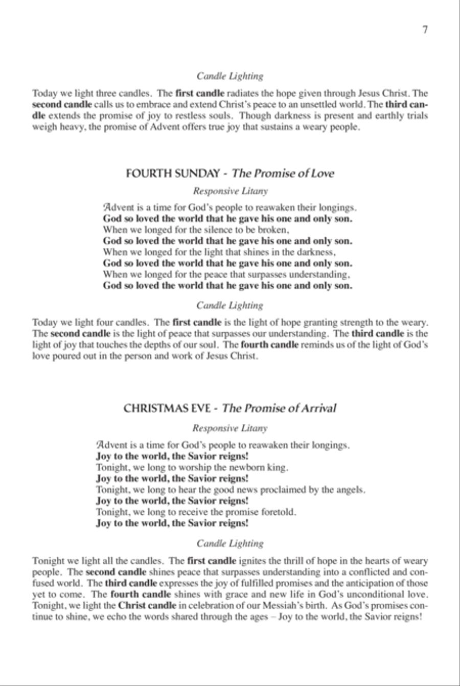 Where the Promise Shines Where the Promise Shines 2-Part scores gallery preview page 8