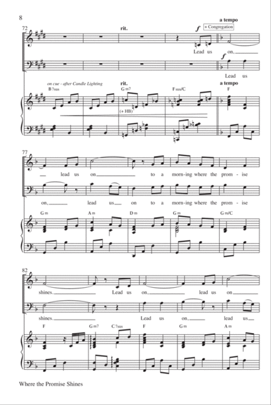 Where the Promise Shines Where the Promise Shines 2-Part scores gallery preview page 9