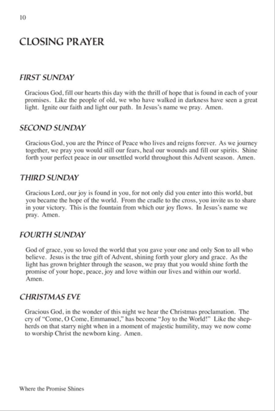 Where the Promise Shines Where the Promise Shines 2-Part scores gallery preview page 11