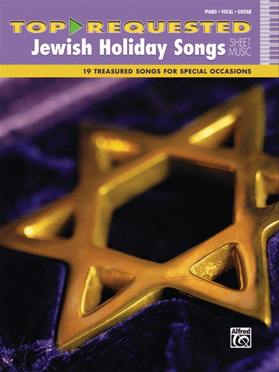 Top-Requested Jewish Holiday Songs Sheet Music Piano, Vocal, Guitar scores gallery preview page 1
