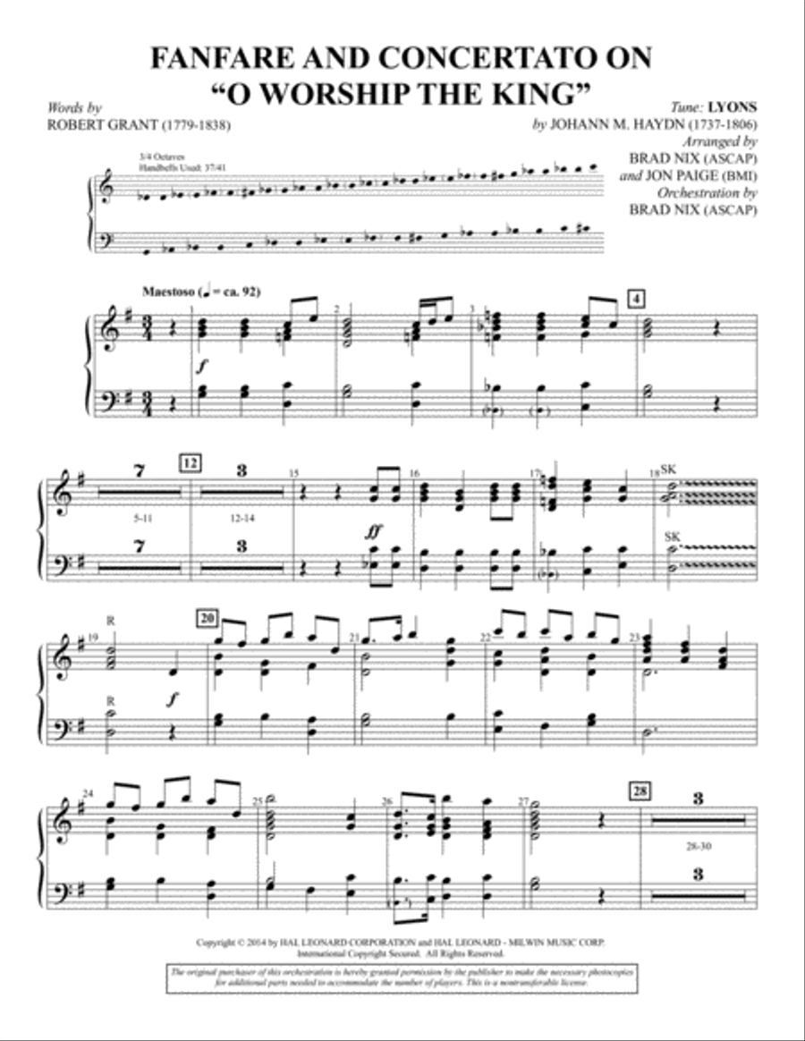 Fanfare and Concertato on 