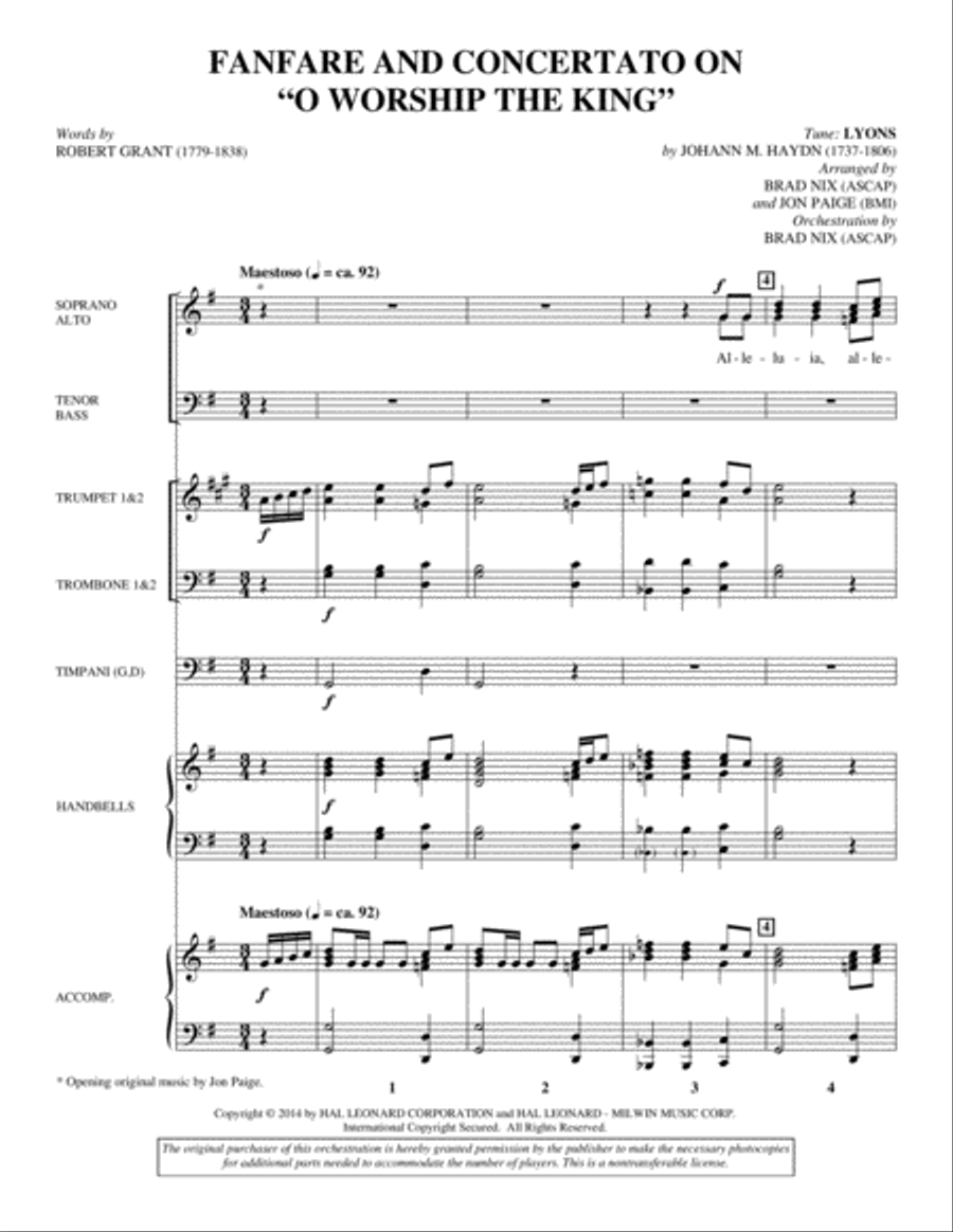 Fanfare and Concertato on 