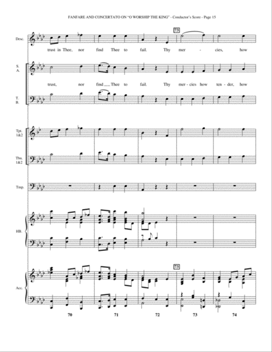 Fanfare and Concertato on 