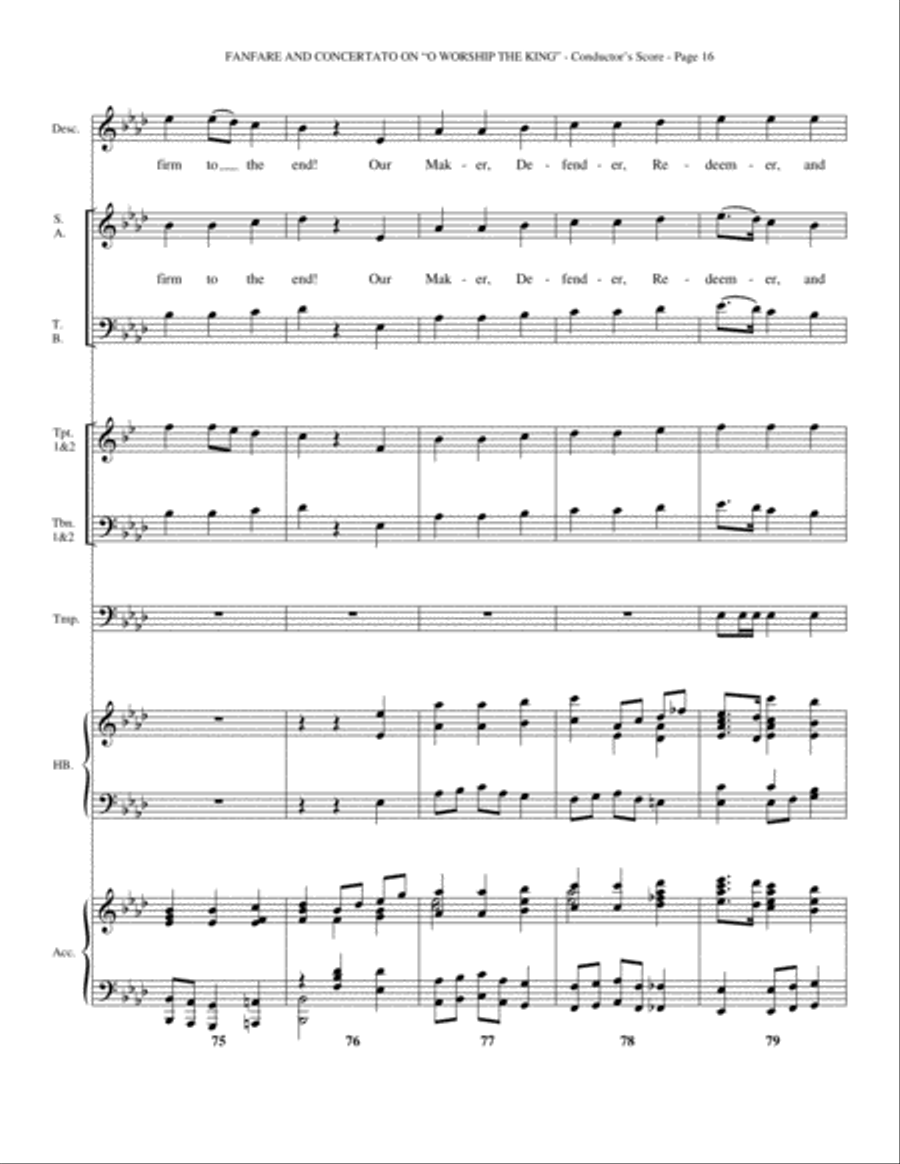 Fanfare and Concertato on 