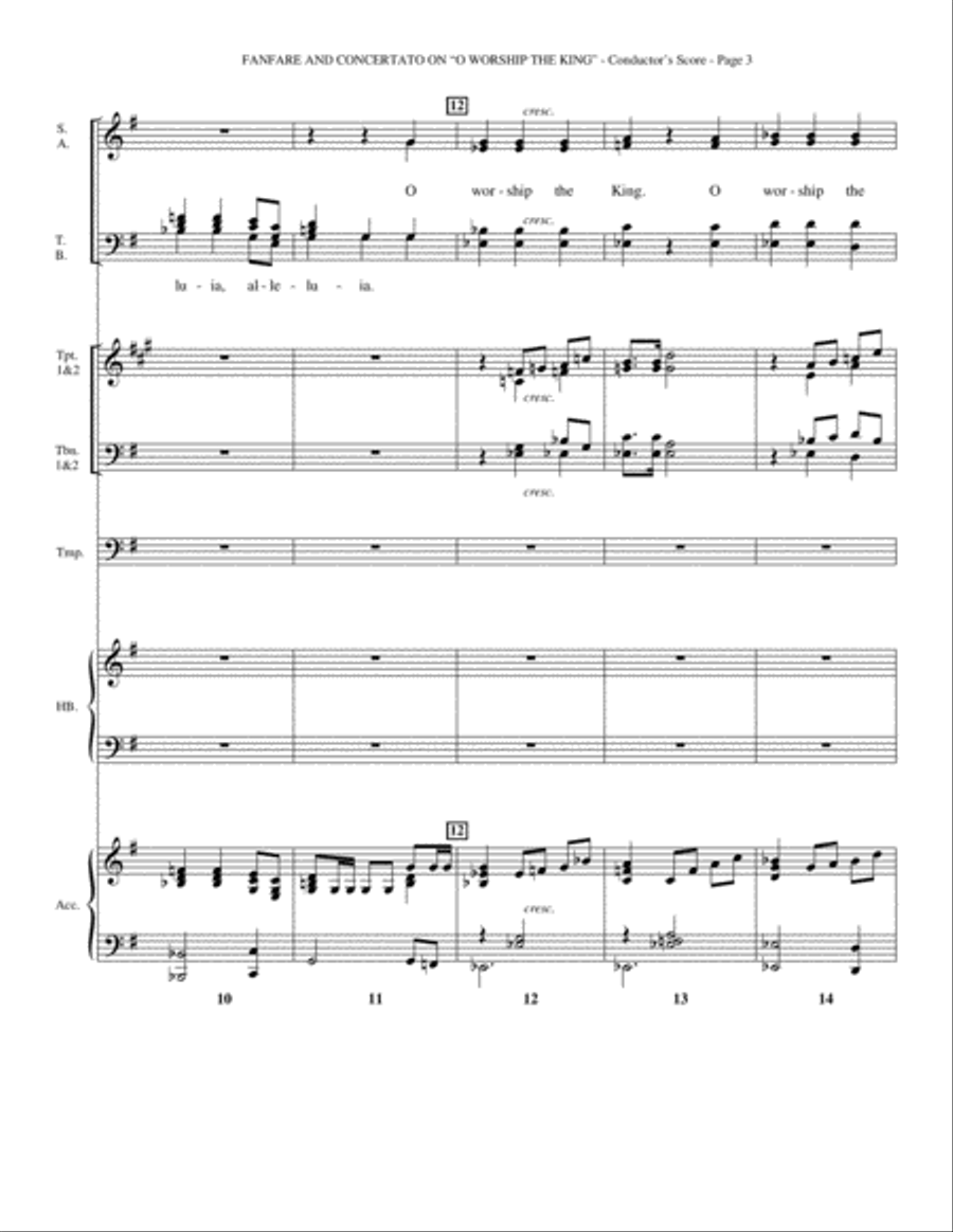 Fanfare and Concertato on 