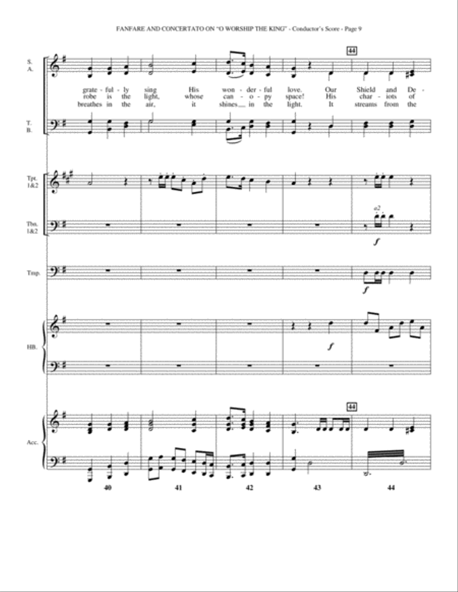 Fanfare and Concertato on 