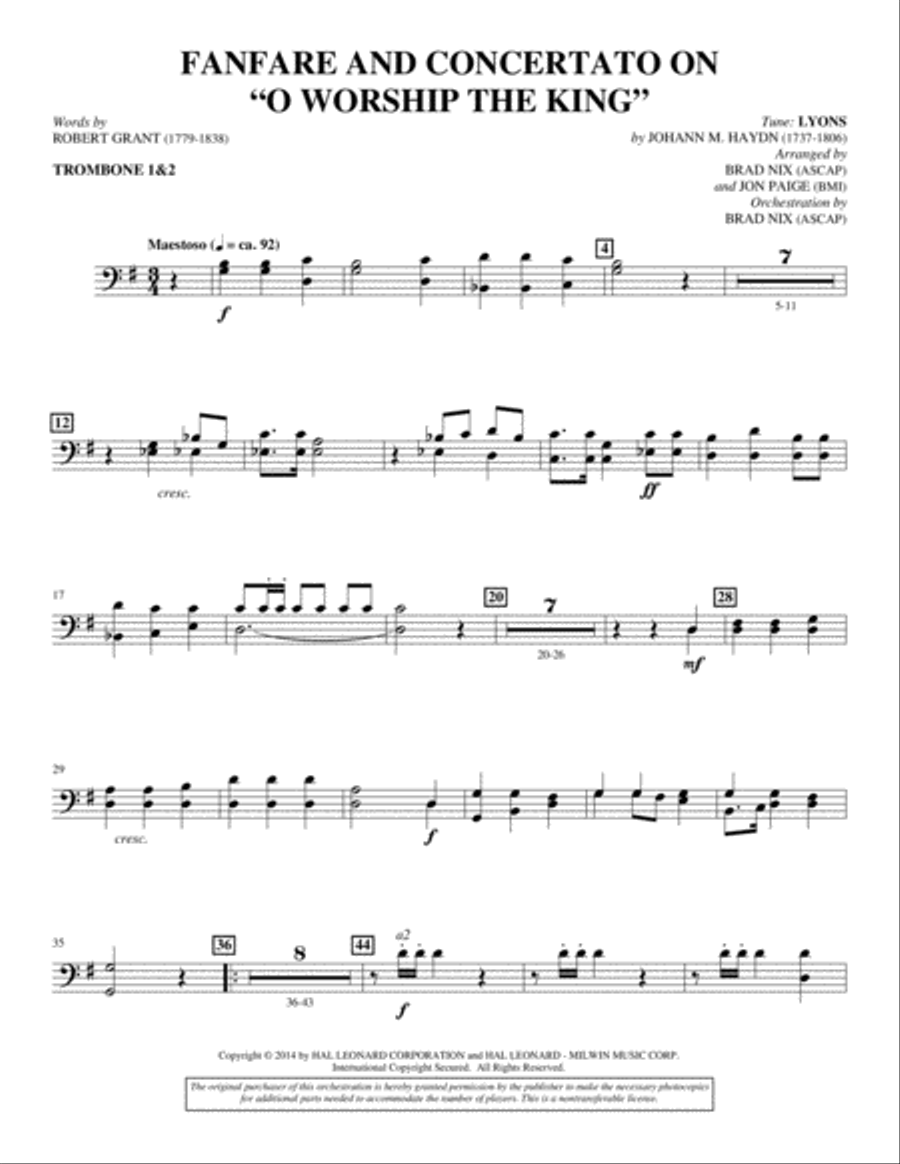 Fanfare and Concertato on 