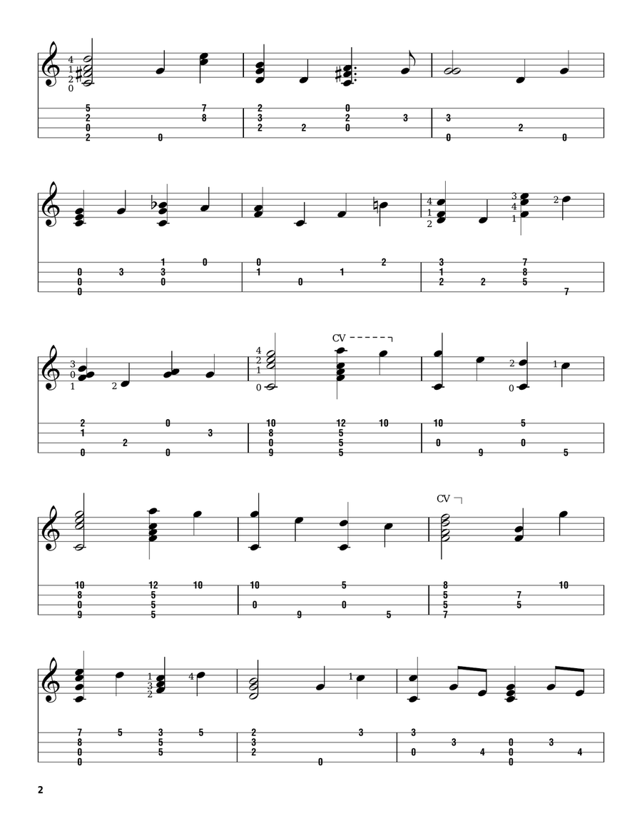 Sheep May Safely Graze Sheep May Safely Graze Ukulele scores gallery preview page 2