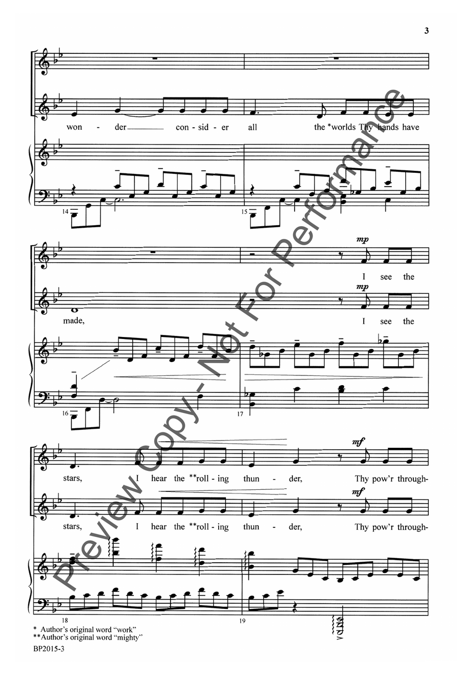 How Great Thou Art - SSAA SSAA scores gallery preview page 4