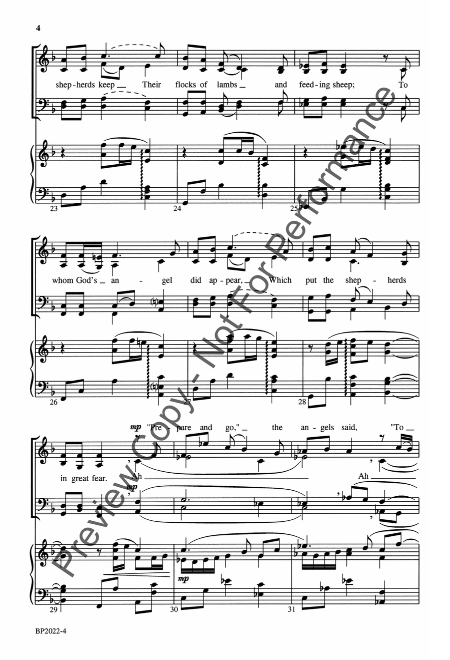 The Wexford Carol The Wexford Carol 4-Part scores gallery preview page 5
