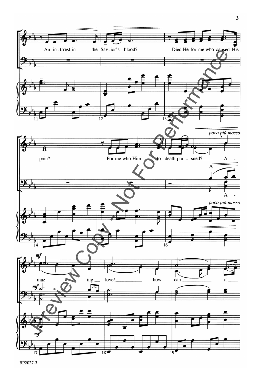 And Can It Be? - Forrest - SATB 4-Part scores gallery preview page 4