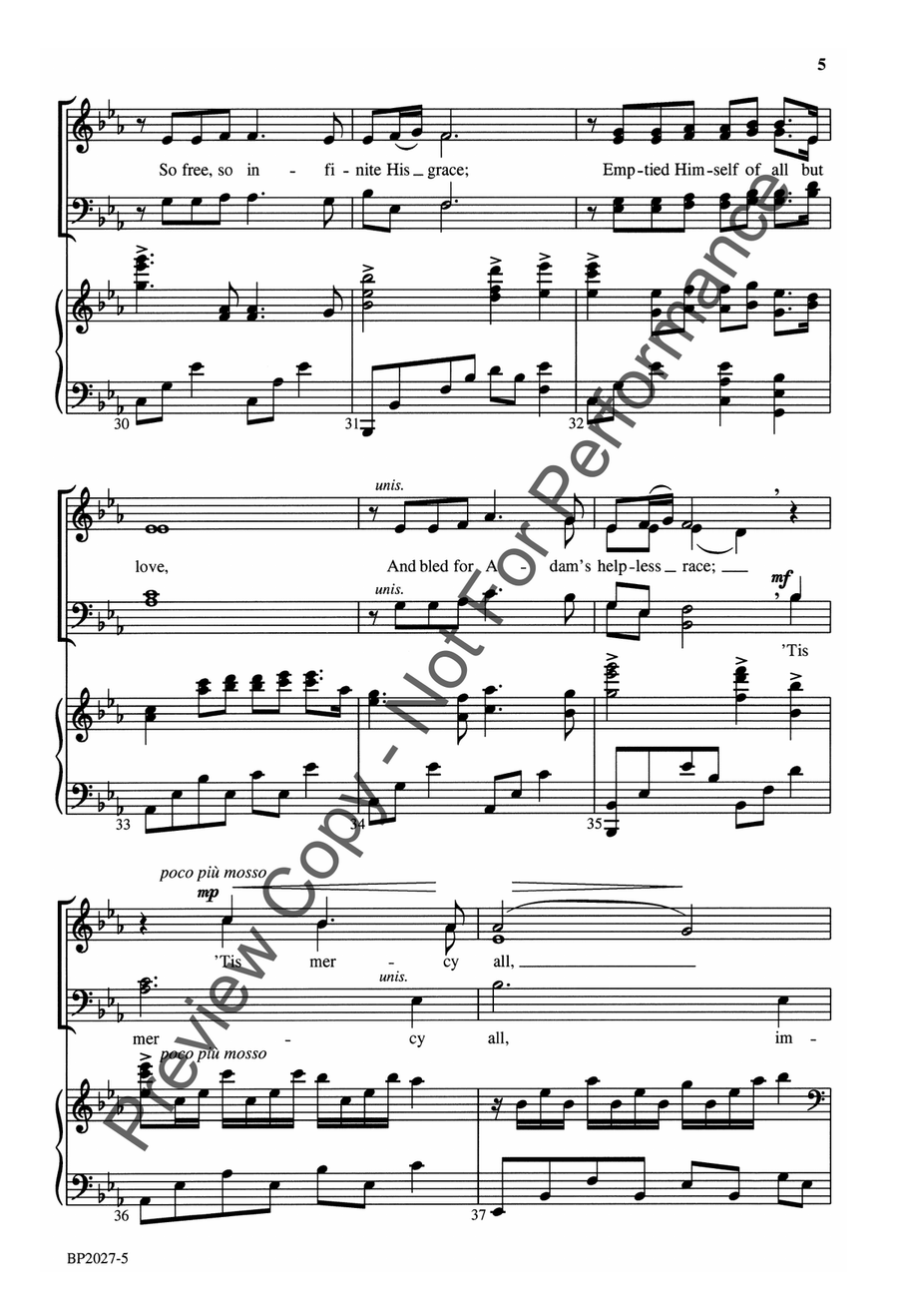 And Can It Be? - Forrest - SATB 4-Part scores gallery preview page 6