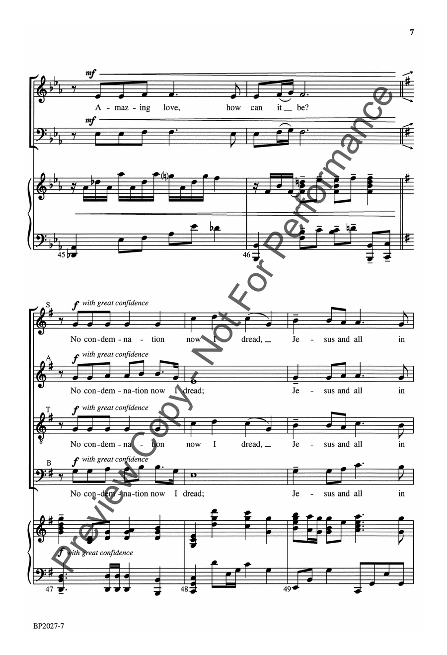 And Can It Be? - Forrest - SATB 4-Part scores gallery preview page 8