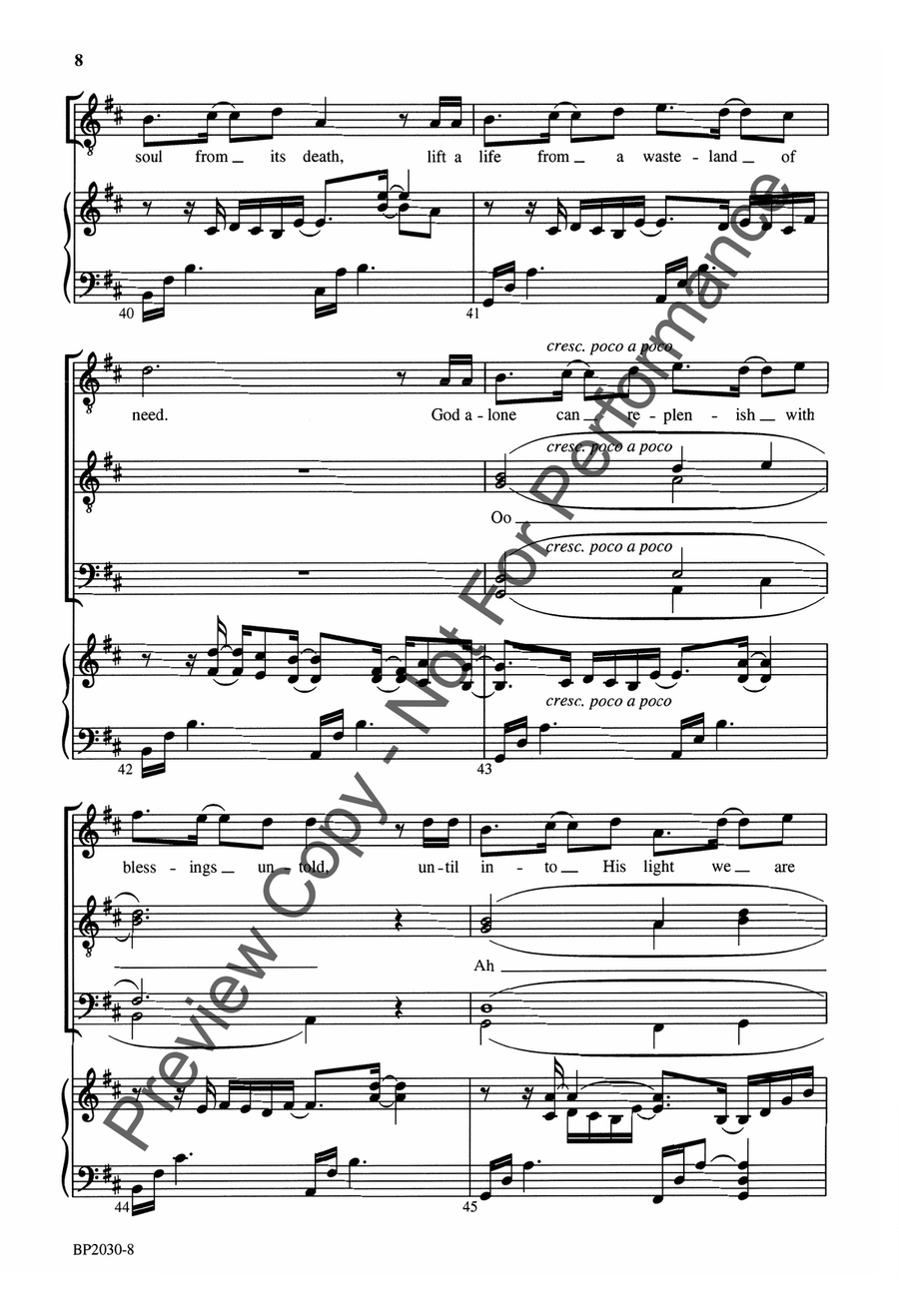 Father of Light - TTBB Father of Light - TTBB TTBB scores gallery preview page 8