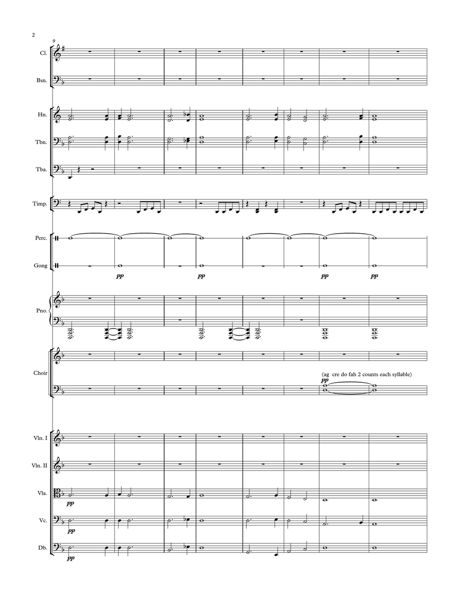 Filmscore No 3 (Mystery) Filmscore No 3 (Mystery) 4-Part scores gallery preview page 2