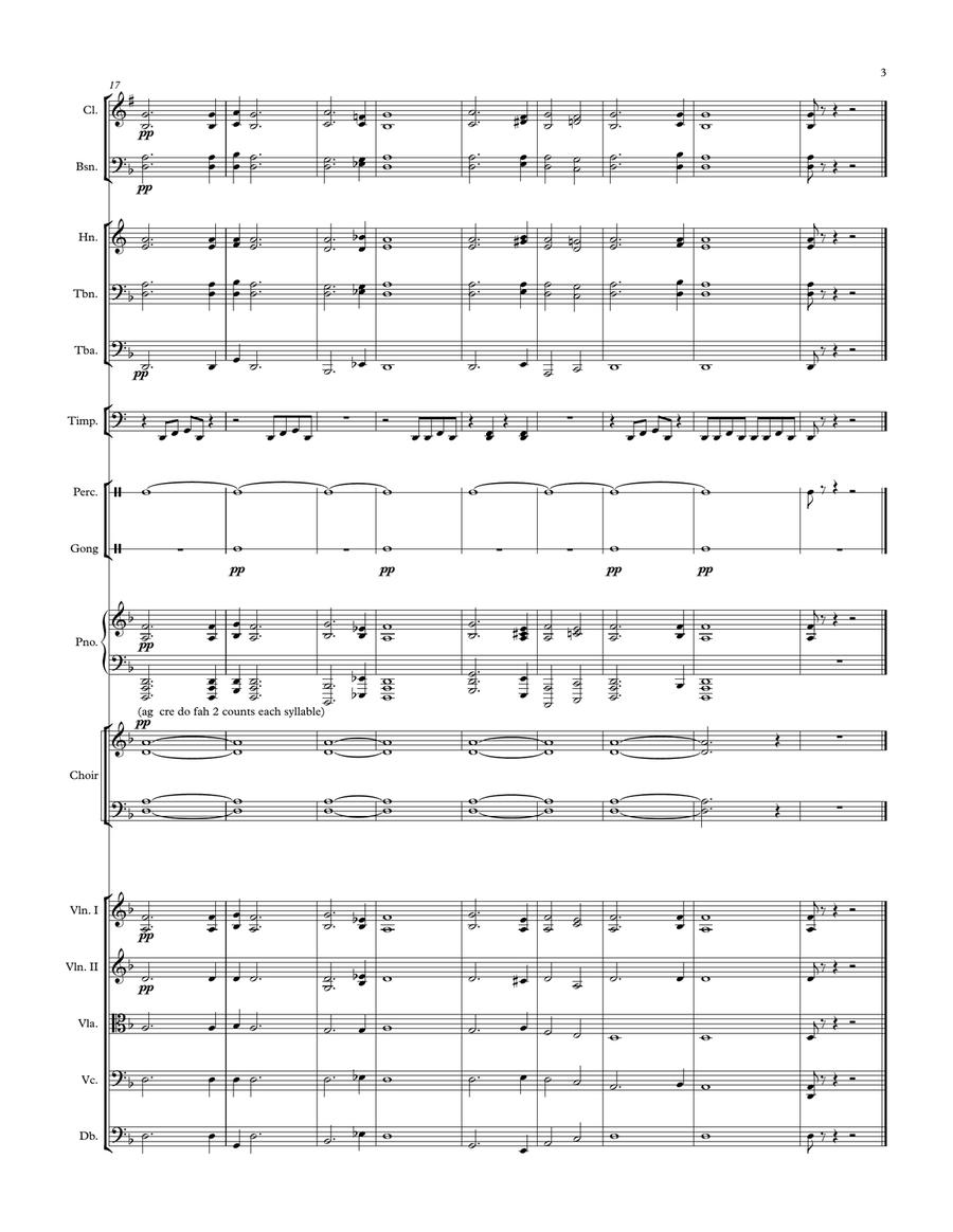 Filmscore No 3 (Mystery) Filmscore No 3 (Mystery) 4-Part scores gallery preview page 3