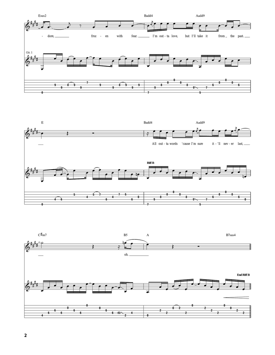 Gotten Gotten Acoustic Guitar scores gallery preview page 2