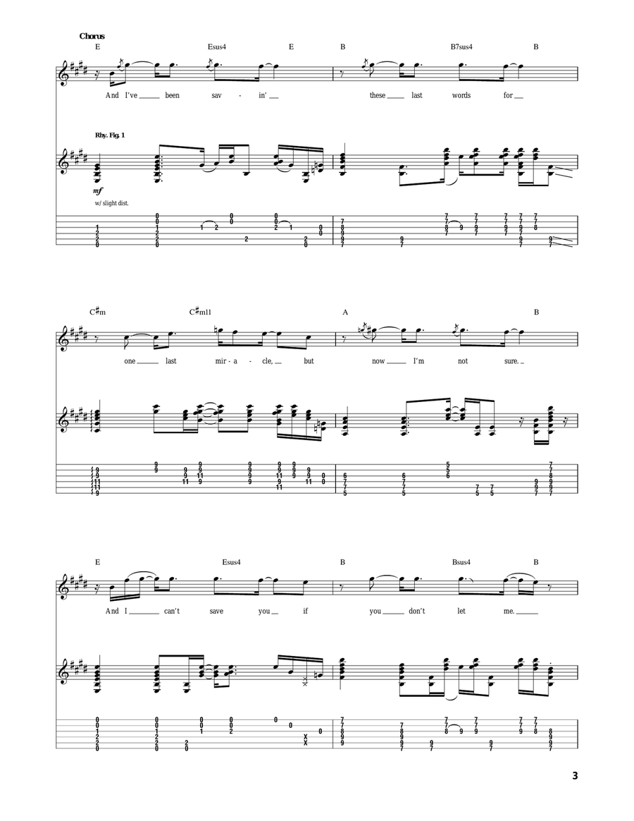 Gotten Gotten Acoustic Guitar scores gallery preview page 3