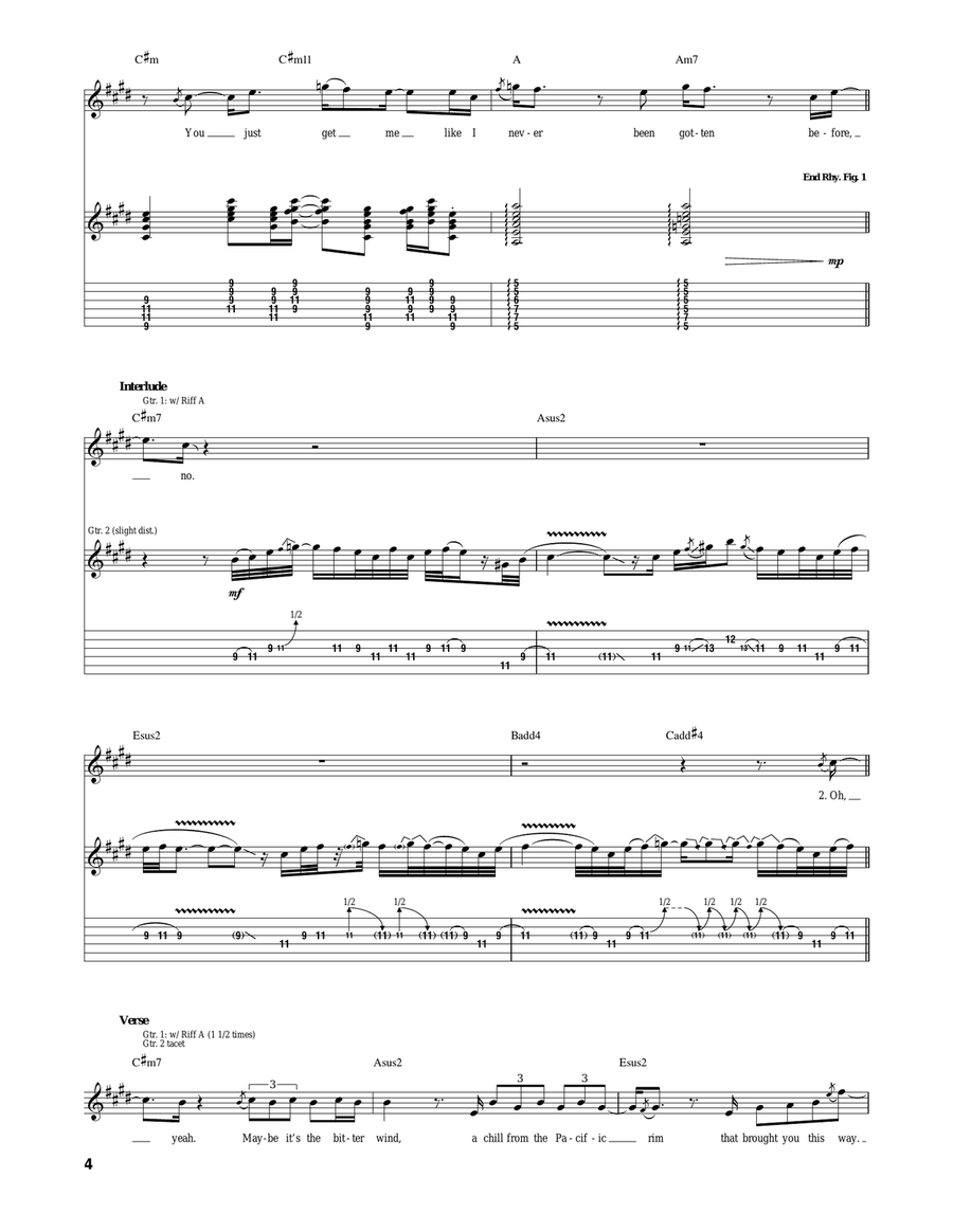 Gotten Gotten Acoustic Guitar scores gallery preview page 4