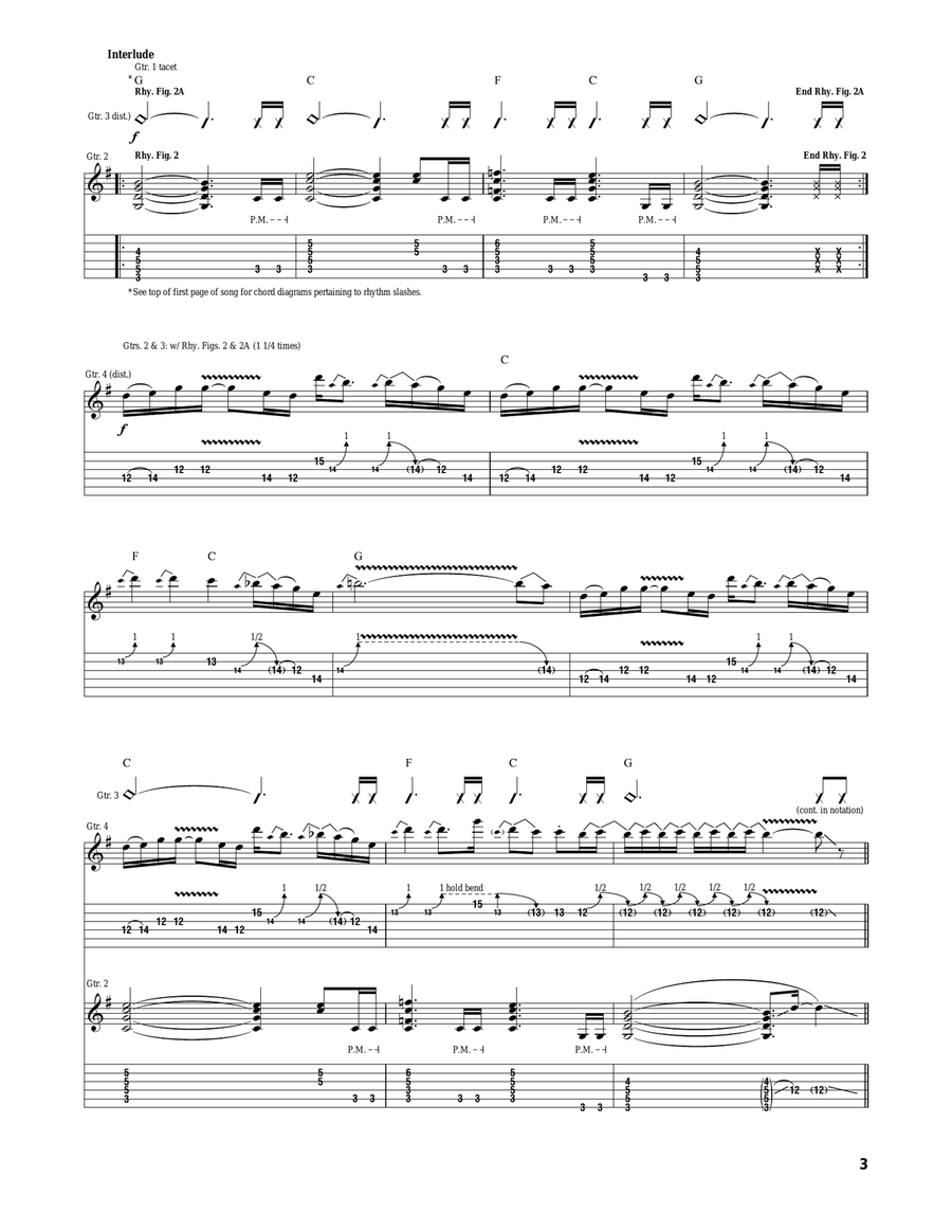 Paradise City Paradise City Acoustic Guitar scores gallery preview page 3