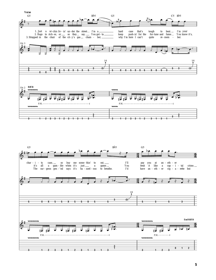 Paradise City Paradise City Acoustic Guitar scores gallery preview page 5