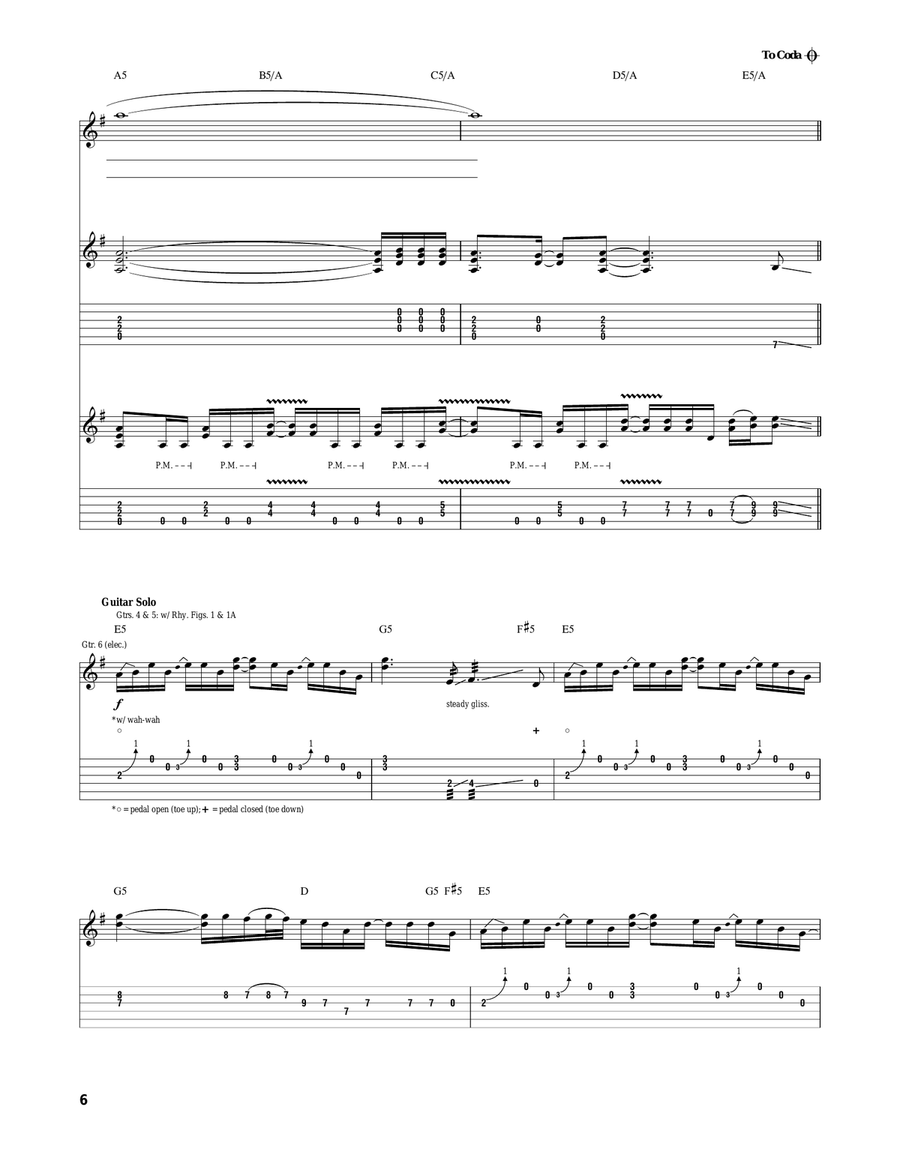 Civil War Civil War Acoustic Guitar scores gallery preview page 6