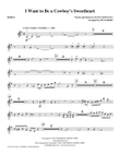 I Want to Be a Cowboy's Sweetheart - Fiddle