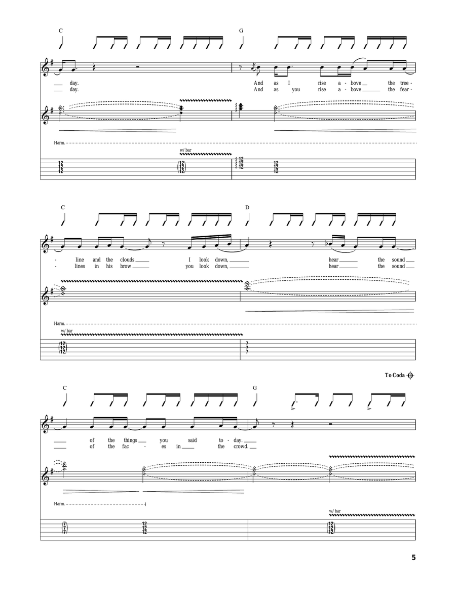 Fearless Fearless Acoustic Guitar scores gallery preview page 5