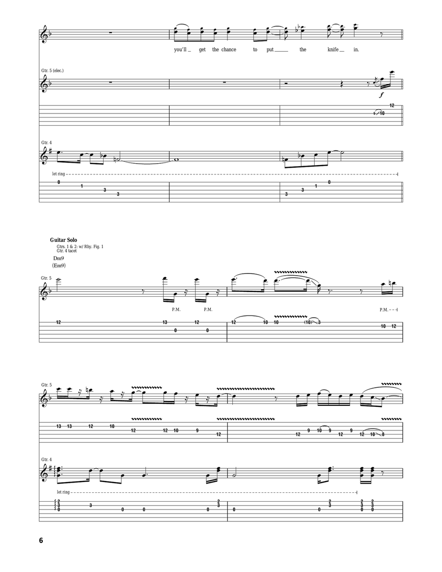 Dogs Dogs Acoustic Guitar scores gallery preview page 6