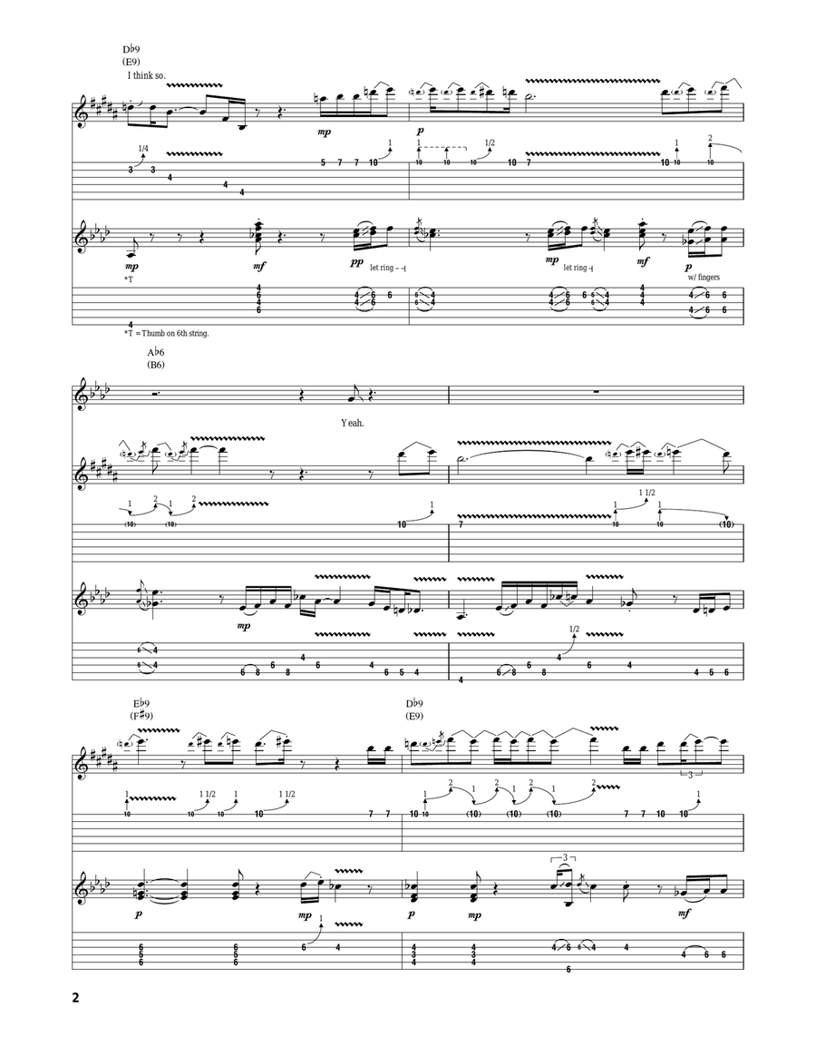 (They Call It) Stormy Monday (Stormy Monday Blues) Acoustic Guitar scores gallery preview page 2