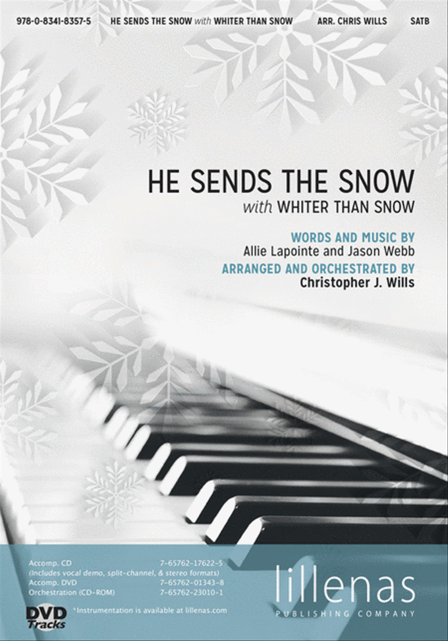 He Sends the Snow (anthem) 4-Part scores gallery preview page 1