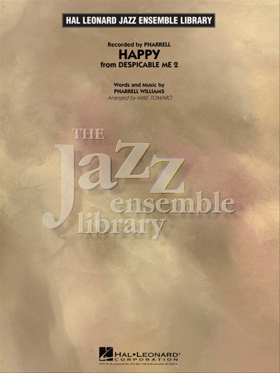 Happy (from Despicable Me 2) Jazz Ensemble scores gallery preview page 1