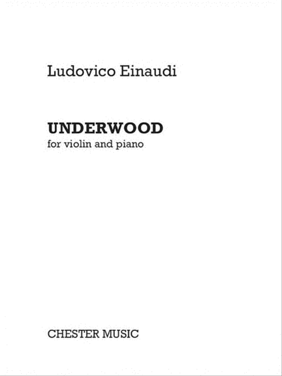 Underwood Underwood Violin Solo scores gallery preview page 1